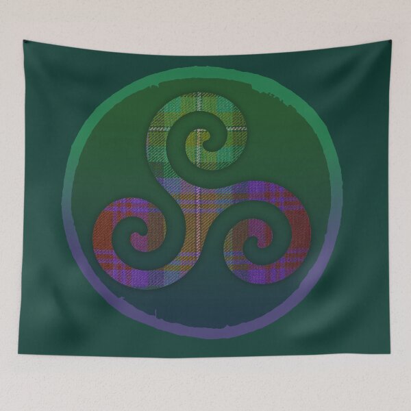 Item preview, iSLe oF SKYe TaRTaN TRiSKeLioN designed and sold by MoNKa13.