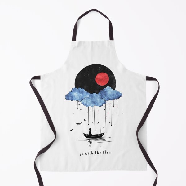 Item preview, Ethereal Kayak Watercolor Dreamlike Image - Go With The Flow designed and sold by triharder12.