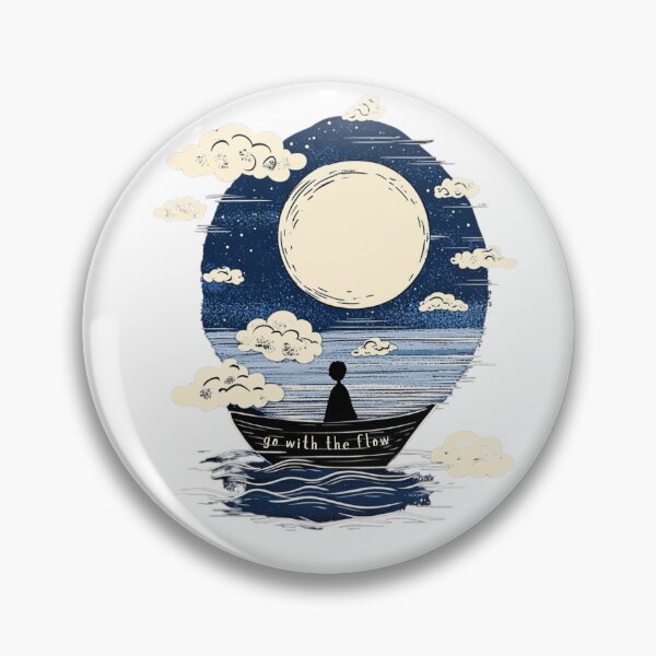 Item preview, Ethereal Kayak Watercolor Dreamlike Image - Go With The Flow designed and sold by triharder12.