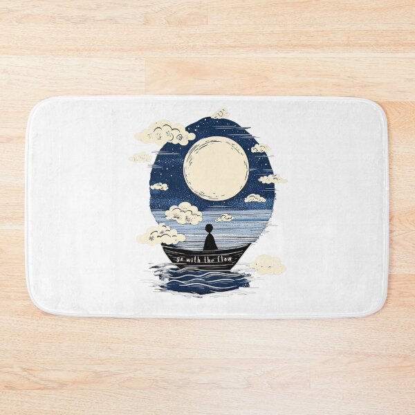 Item preview, Ethereal Kayak Watercolor Dreamlike Image - Go With The Flow designed and sold by triharder12.