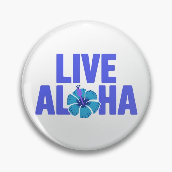 Item preview, Live Aloha. Blue And Cyan Flower designed and sold by PMCreative.