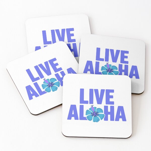 Item preview, Live Aloha. Blue And Cyan Flower designed and sold by PMCreative.