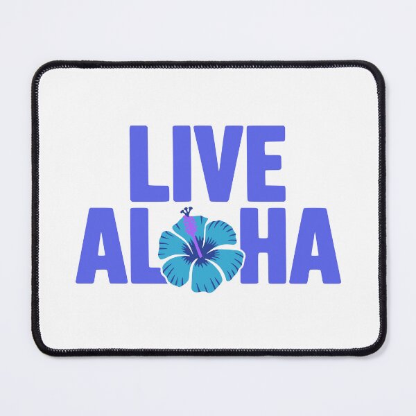 Item preview, Live Aloha. Blue And Cyan Flower designed and sold by PMCreative.