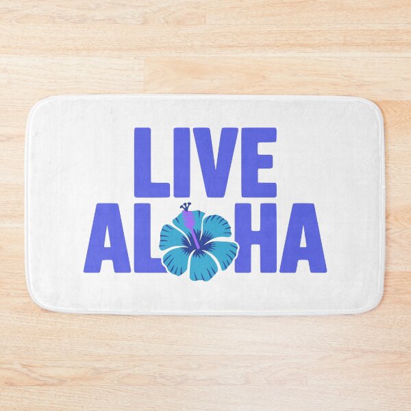 Item preview, Live Aloha. Blue And Cyan Flower designed and sold by PMCreative.