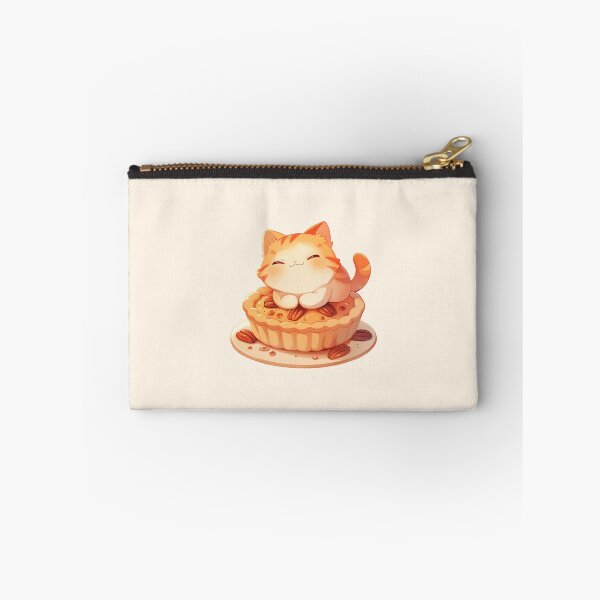 Item preview, Cute Cat Sitting on a Pecan Pie designed and sold by NikoNekoDesigns.
