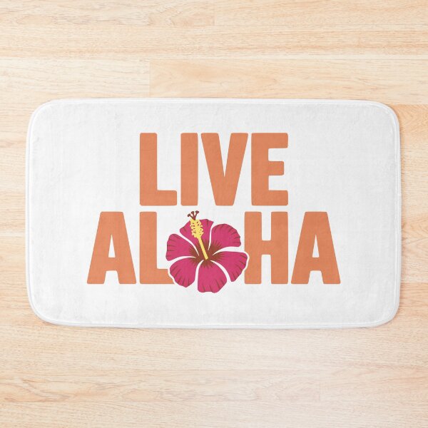 Item preview, Live Aloha. Orange And Red Flower designed and sold by PMCreative.