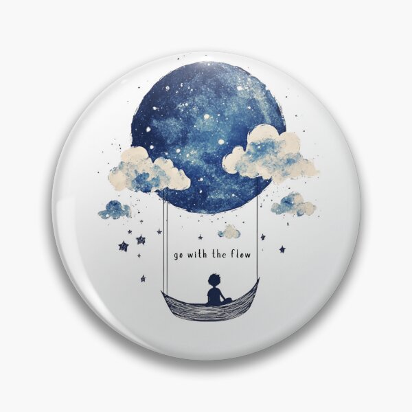 Item preview, Ethereal Kayak Watercolor Dreamlike Image - Go With The Flow designed and sold by triharder12.