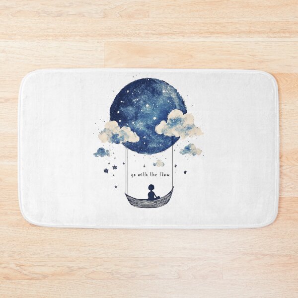 Item preview, Ethereal Kayak Watercolor Dreamlike Image - Go With The Flow designed and sold by triharder12.