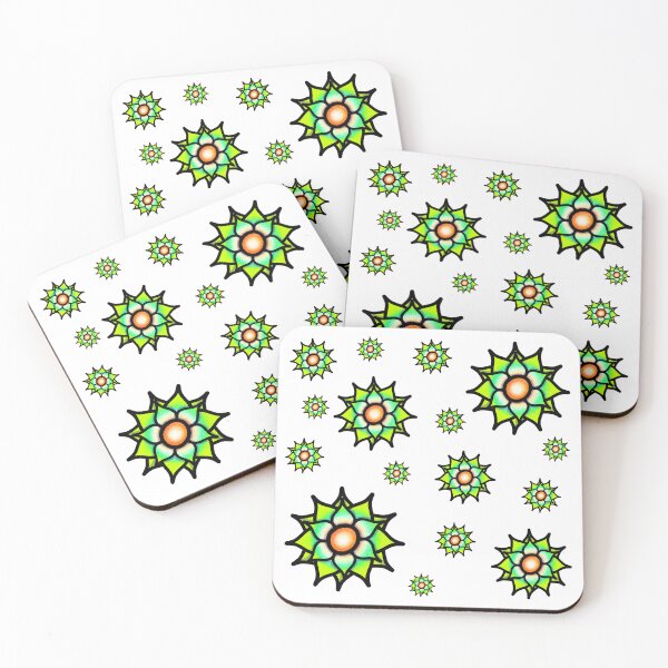 Item preview, Glowing Green Flowers designed and sold by ShaeRaindrop.