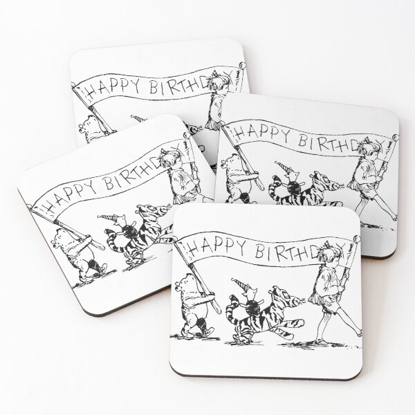 Item preview, Pooh ,Piglet, Tigger, and Christopher Robins on parade. designed and sold by jamiestarr.