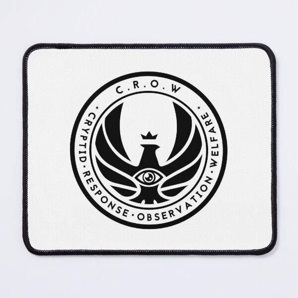 Item preview, C.R.O.W (Cryptid, Response, Observation and Welfare) Logo designed and sold by Sketchadoodel.