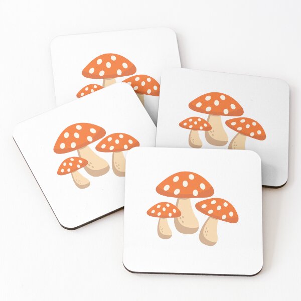 Item preview, "Charming Mushroom Family Trio - Whimsical Nature-Inspired Design" designed and sold by Mahakamel.