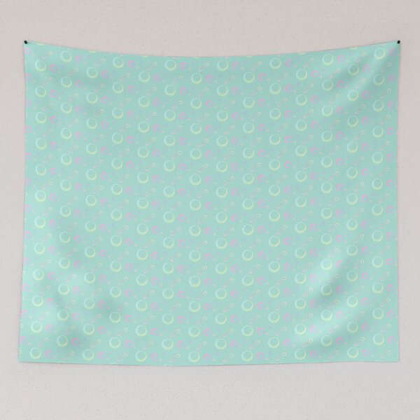 Item preview, Neutral mint color cute circle design | light pastel green aesthetic circles and dots designed and sold by lausn.