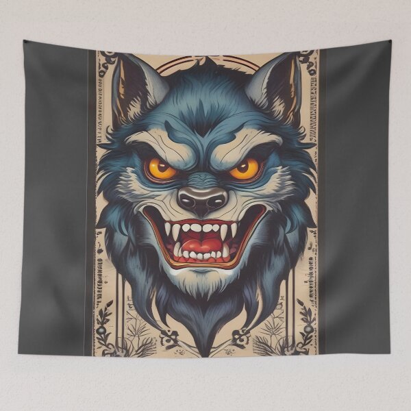 Item preview, Wolfman  designed and sold by MatrixTattoo.