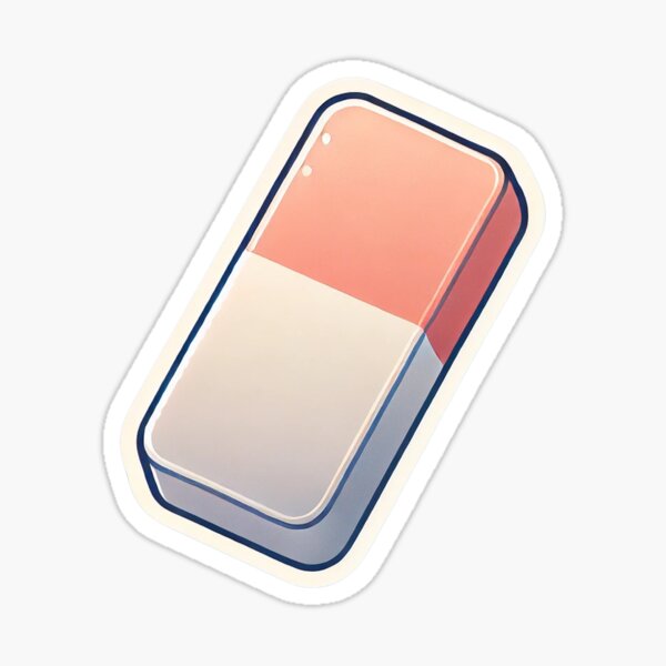 Item preview, Eraser sticker designed and sold by Vateira.