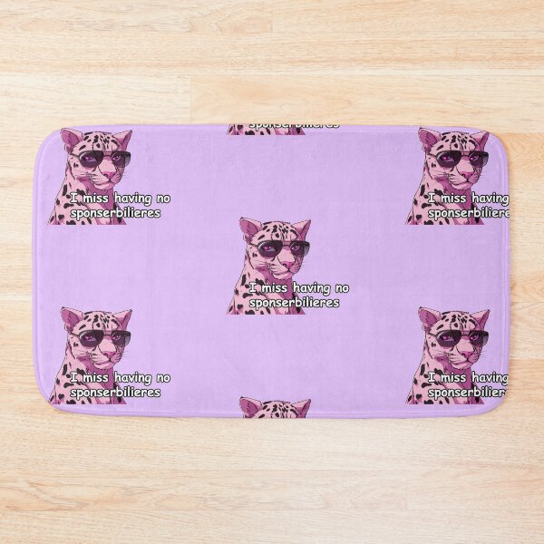 Item preview, Pink jaguar with sunglasses meme quote  designed and sold by pinkuardesign.