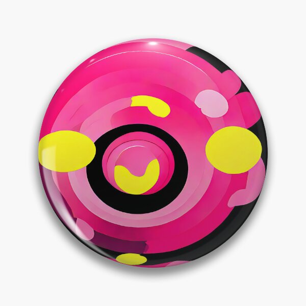 Item preview, Neon pink and yellow overlapping circles with bright accents designed and sold by Tchoice.