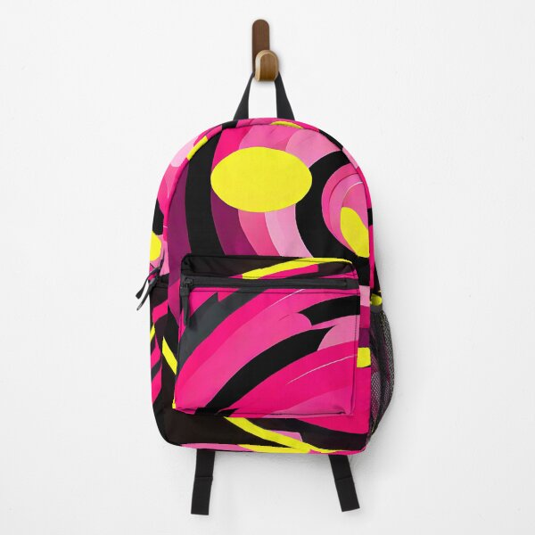 Item preview, Neon pink and yellow overlapping circles with bright accents designed and sold by Tchoice.