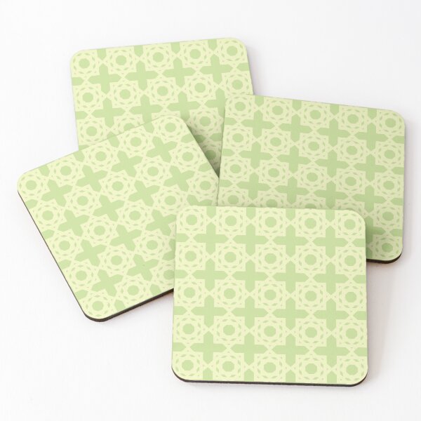 Item preview, Green Geometric Moorish Tiles designed and sold by dottiedigitals.