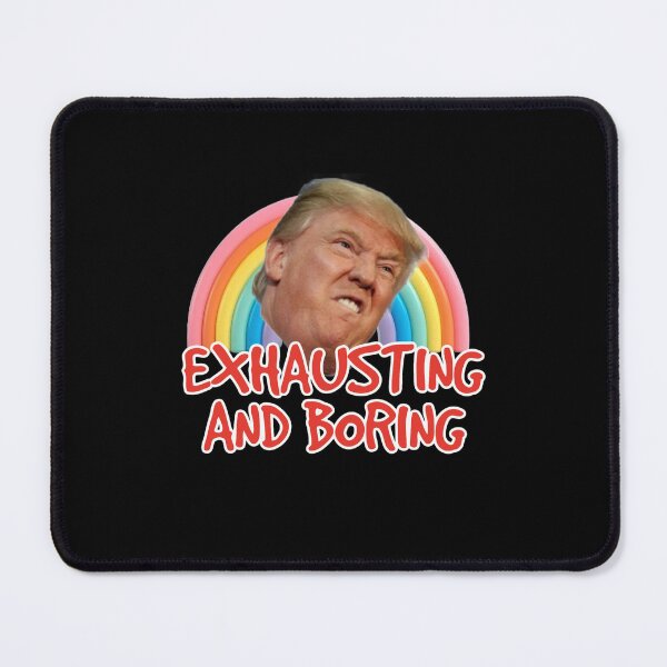 Item preview, Donald Trump Rallies Exhaustion Boredom Vote Kamala  designed and sold by The Junto Shop.