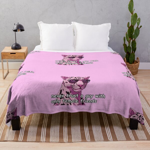 Item preview, Pink jaguar with sunglasses meme quote  designed and sold by pinkuardesign.