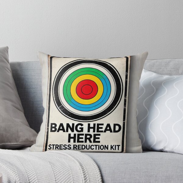 Item preview, Funny Stress Reduction: Bang Head Here Stress Reduction Kit designed and sold by TeesYouWant.