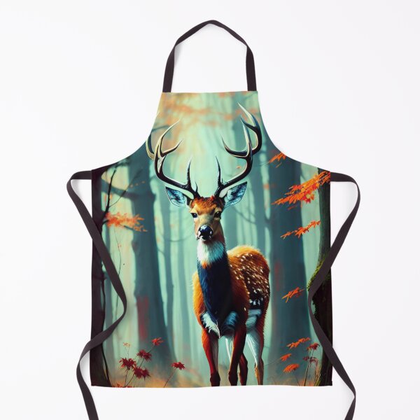 Item preview, Majestic Stag Amidst Autumn Splendor #3 designed and sold by LyssasMindArt.
