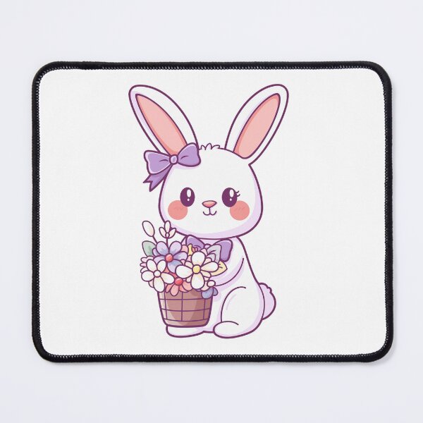 Item preview, Cute Cartoon Style Rabbit in Purple Mood designed and sold by Anicue.