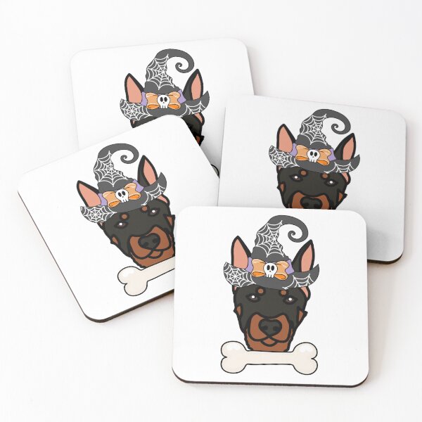 Item preview, Beauceron Dog with Witch Hat – Spooky & Cute Halloween Design designed and sold by MrsCreative1.