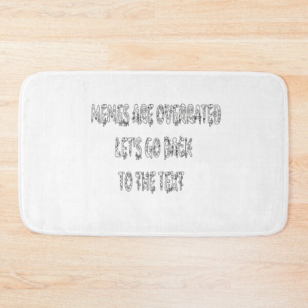 Item preview, Minimalist design with ironic quote: anti-meme text-based humor design designed and sold by StyleFused.
