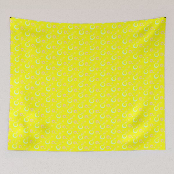 Item preview, Bright yellow cute circle design | vibrant yellow pink circles and dots designed and sold by lausn.