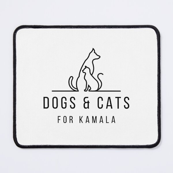 Item preview, Dogs and Cats for Kamala designed and sold by AmazedGrace.