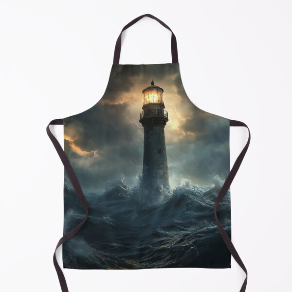 Item preview, Lighthouse in the middle of a storm designed and sold by valerko26.