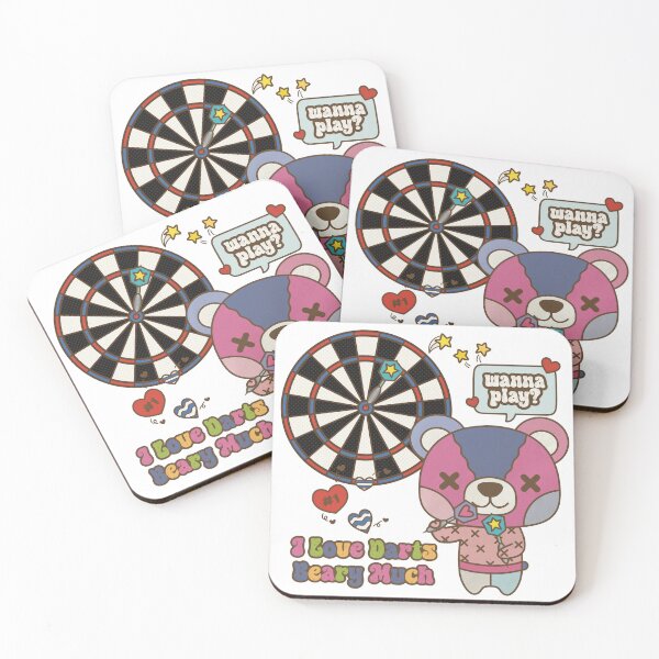 Item preview, I Love Darts Beary Much!! designed and sold by love4darts.