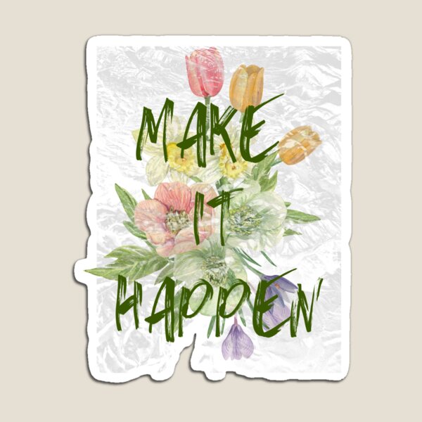 Item preview, Make it happen flower market  designed and sold by Once Upon A Design .
