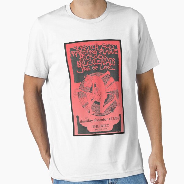 scratch acid band t shirt big black