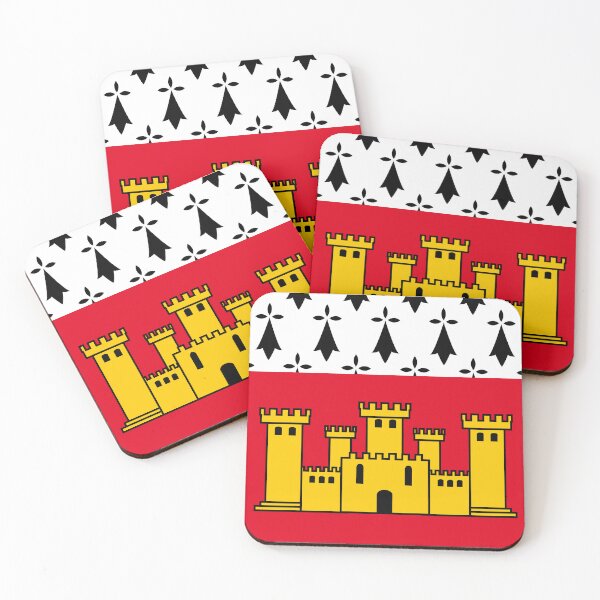 Item preview, Dinan flag (Brittany) designed and sold by Multinatio.