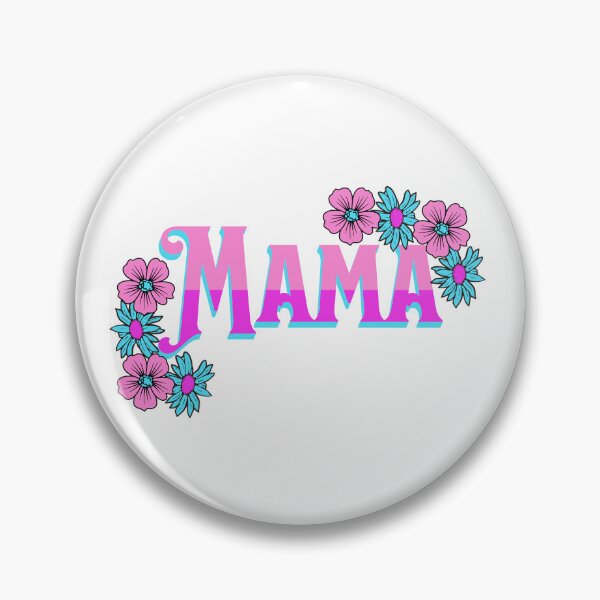 Item preview, Mama in Teal and pink Stickers and more designed and sold by CRandRRstickers.