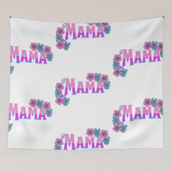 Item preview, Mama in Teal and pink Stickers and more designed and sold by CRandRRstickers.