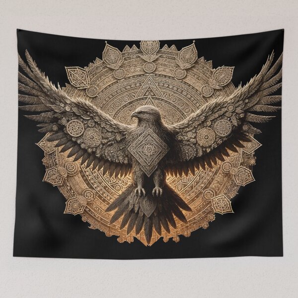 Item preview, golden hawk designed and sold by GIFT4S.