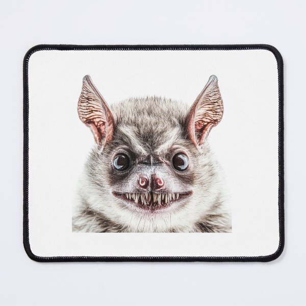 Item preview, Close-up of a bat with a furry face, designed and sold by Thanakan-Design.