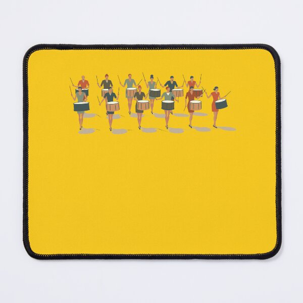 Item preview, Twelve Drummers Drumming Mid-Mod Stencil-Style 1 designed and sold by taiche.