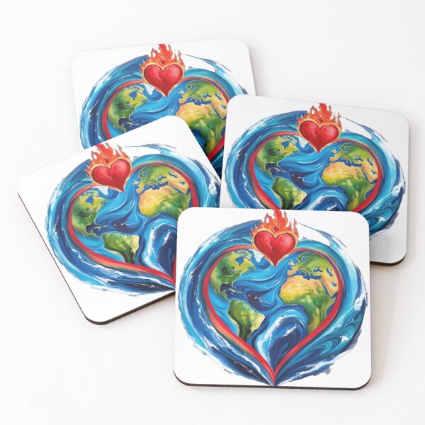 Item preview, Earth is burning Save Earth Awareness Design designed and sold by Design E Khaas.