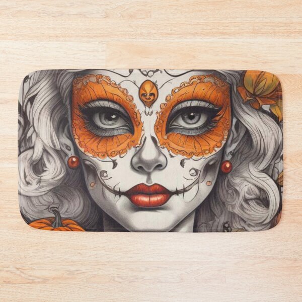 Item preview, Halloween Pinup Girl designed and sold by MatrixTattoo.
