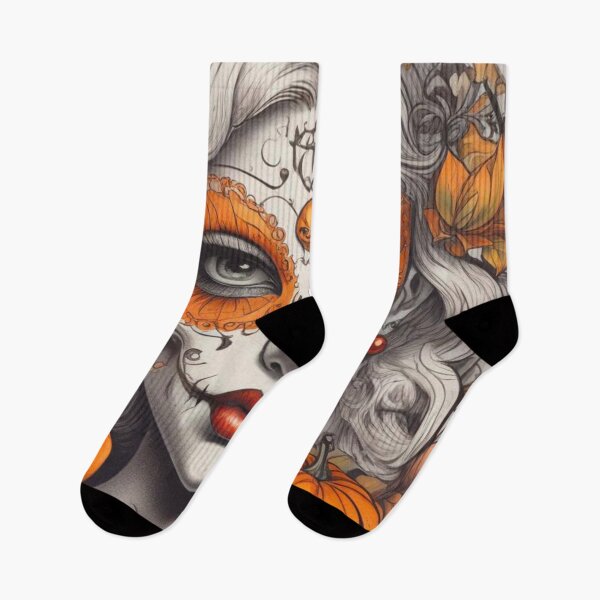 Item preview, Halloween Pinup Girl designed and sold by MatrixTattoo.