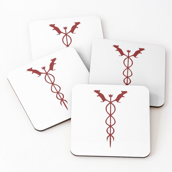 Item preview, Royal Red Rat Caduceus designed and sold by HalfMoonWorks.
