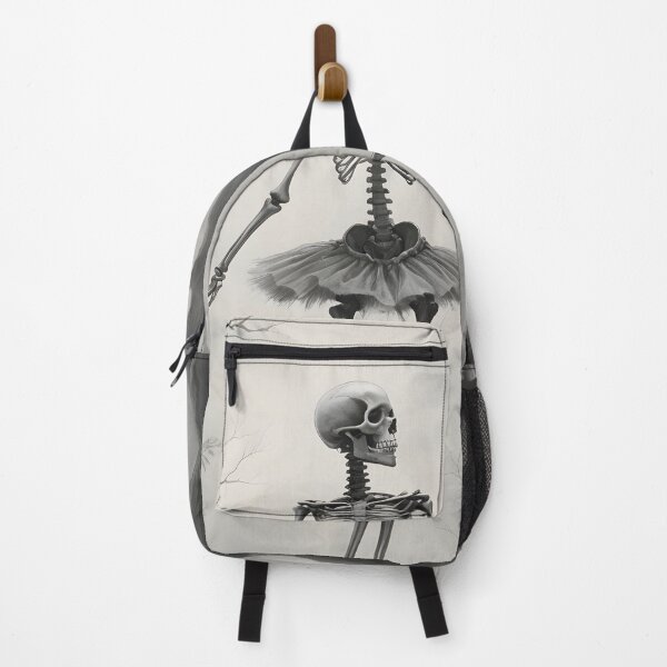 Item preview, Skeleton Dancing Ballet in Misty Woods - Halloween Gothic Art designed and sold by creativaimages.