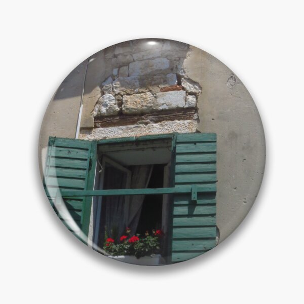 Item preview, Green Shutters, Red Geraniums, Porec designed and sold by wiggyofipswich.