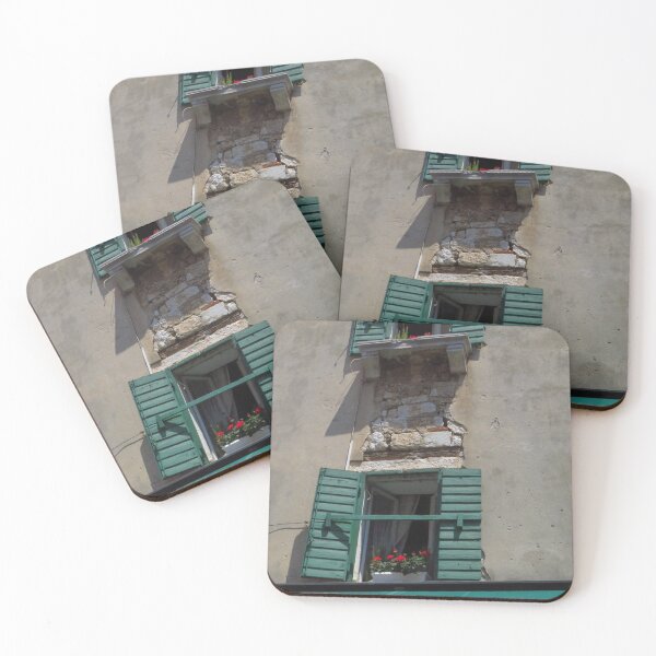 Item preview, Green Shutters, Red Geraniums, Porec designed and sold by wiggyofipswich.