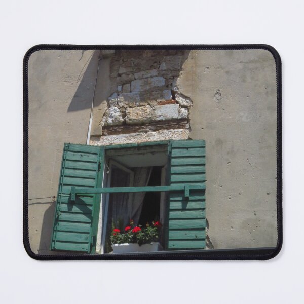 Item preview, Green Shutters, Red Geraniums, Porec designed and sold by wiggyofipswich.